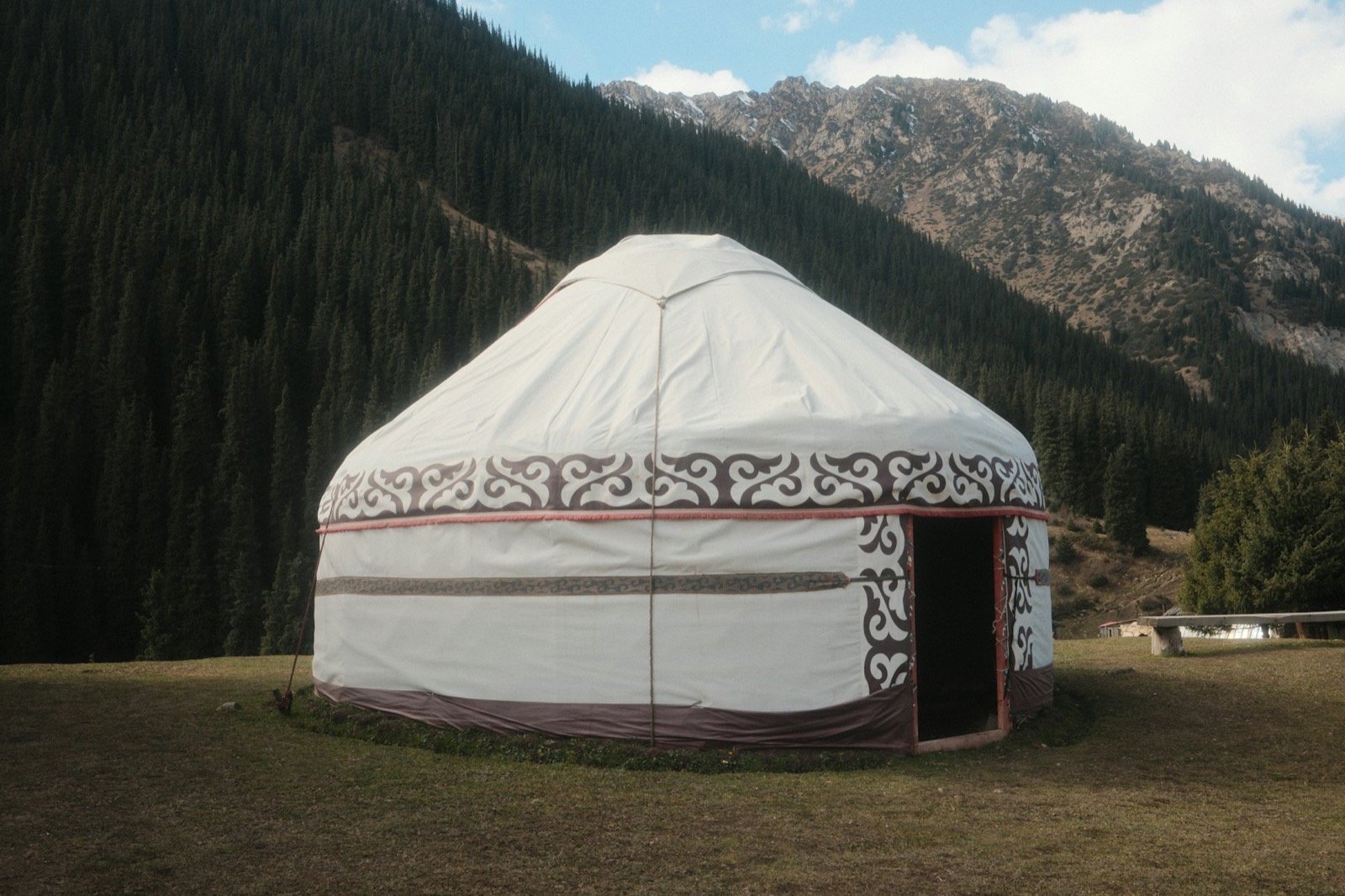 Yurt forest, Kyrgyzstan